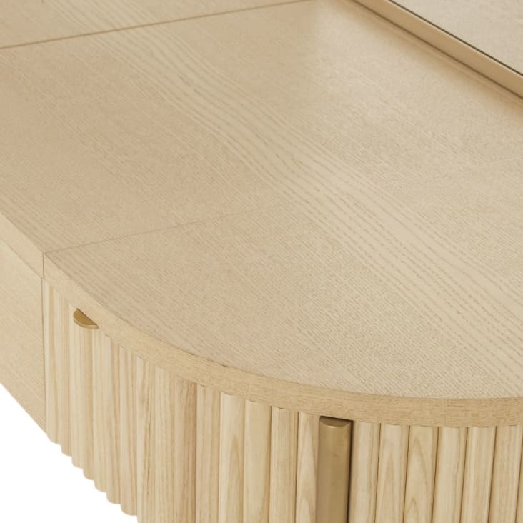 Maisons du Monde Ormond - Tocador con 2 puertas trampilla y 1 cajón en metal en color latón Mejor oferta