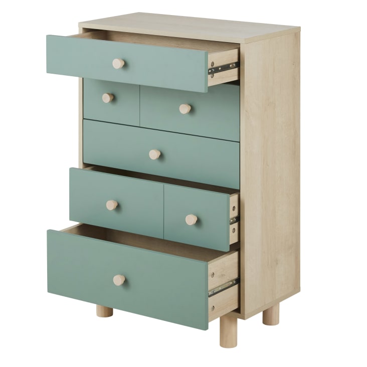 Maisons du Monde Automn - Cajonera con 5 cajones bicolor ÚLTIMAS EDICIONES