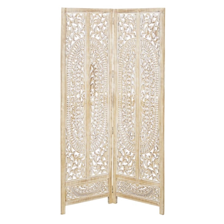 Maisons du Monde MANEL - Biombo esculpido marrón Última moda