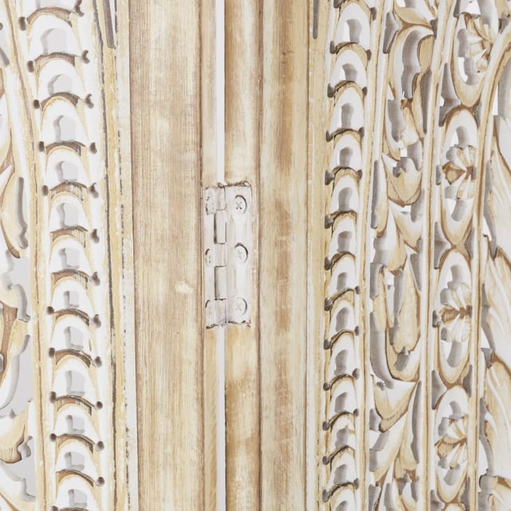 Maisons du Monde MANEL - Biombo esculpido marrón Última moda