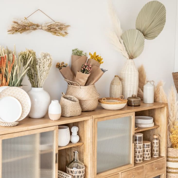 Maisons du Monde INES - Escalera decorativa de roble Grandes ahorros