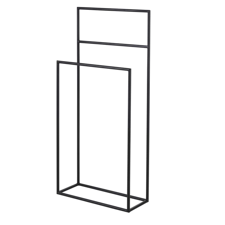 Maisons du Monde Elliot - Galán de metal negro Rebajas de fin de temporada
