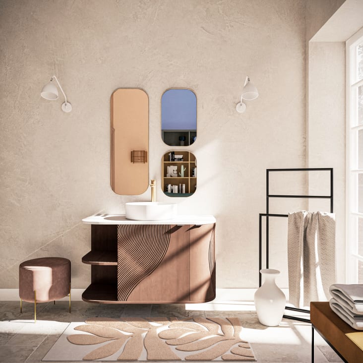 Maisons du Monde Elliot - Galán de metal negro Rebajas de fin de temporada