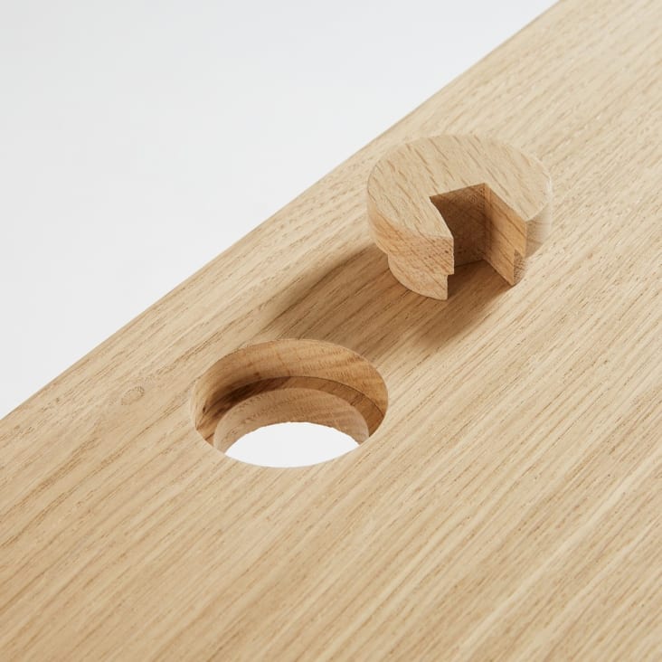 Maisons du Monde Eko Business - Escritorio profesional de roble L.120 Rebajas
