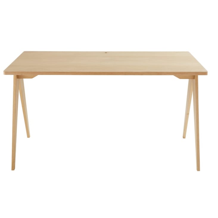 Maisons du Monde Eko Business - Escritorio profesional de roble L.140