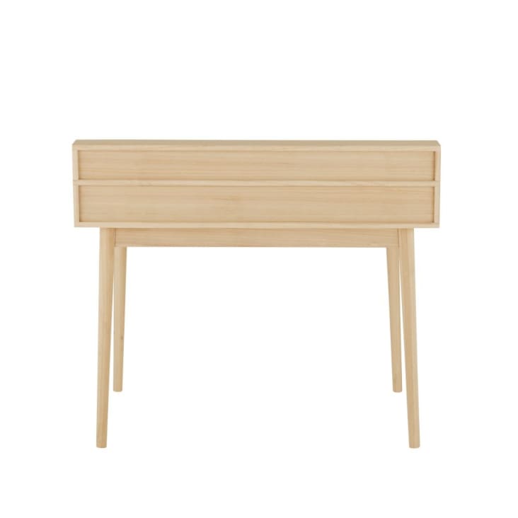 Maisons du Monde Spring - Escritorio de 3 cajones color blanco En oferta
