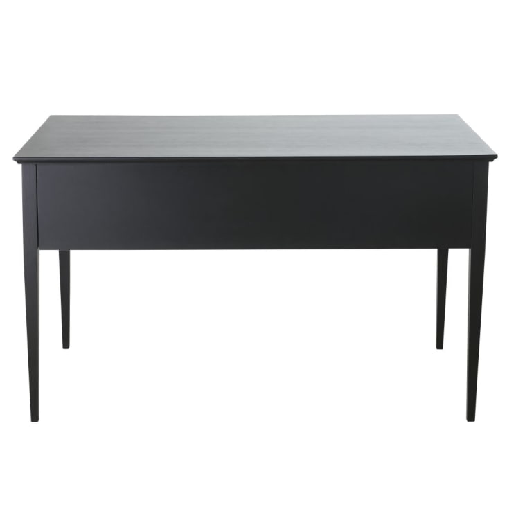 Maisons du Monde Cambronne - Escritorio negro mate con 5 cajones Gran oferta