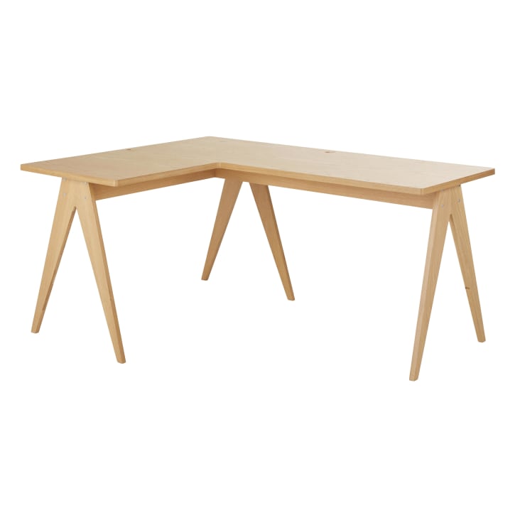 Maisons du Monde Eko Business - Escritorio esquinero profesional L. 160 Descuento