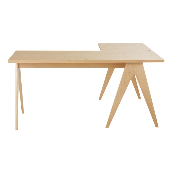 Maisons du Monde Eko Business - Escritorio esquinero profesional L. 160 Descuento