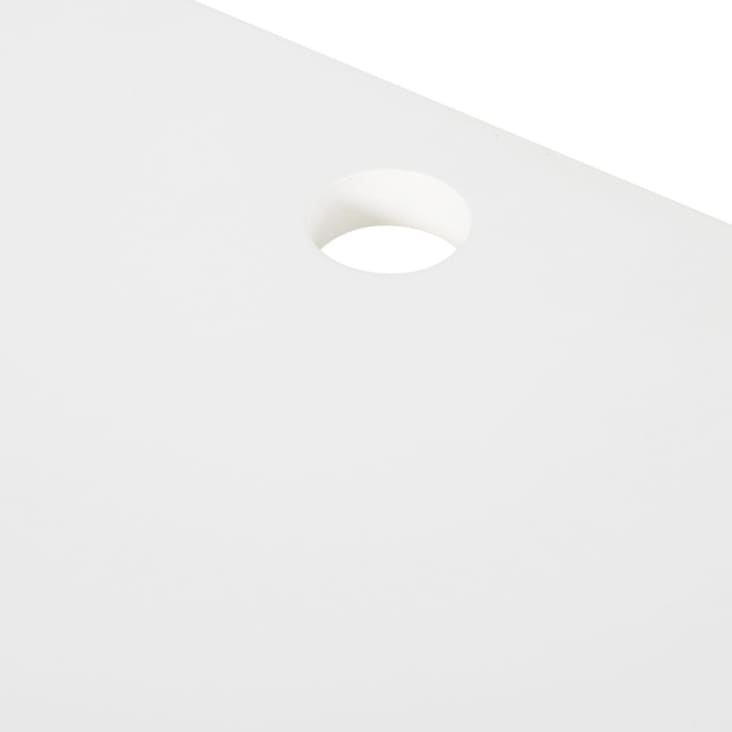 Maisons du Monde Mimo Business - Escritorio profesional de haya maciza blanca Rebajas online