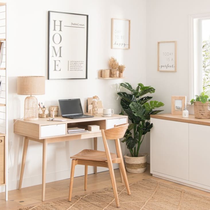Maisons du Monde Fjord - Escritorio vintage 2 cajones Envío gratis