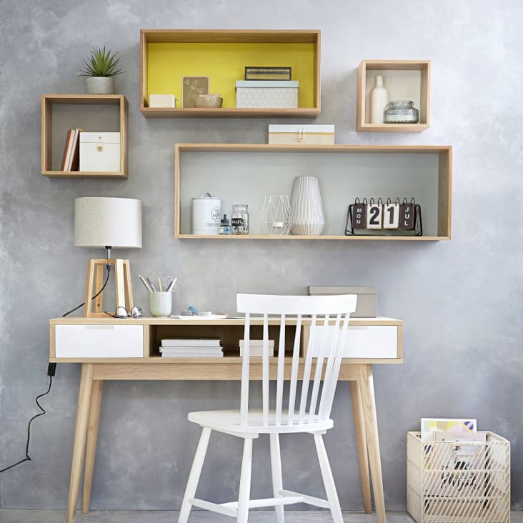 Maisons du Monde Fjord - Escritorio vintage 2 cajones Envío gratis