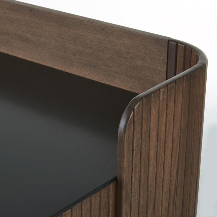 Maisons du Monde Spiga - Escritorio vintage con 2 cajones y patas de metal negro Último día