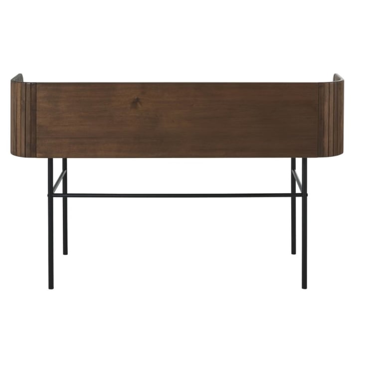 Maisons du Monde Spiga - Escritorio vintage con 2 cajones y patas de metal negro Último día