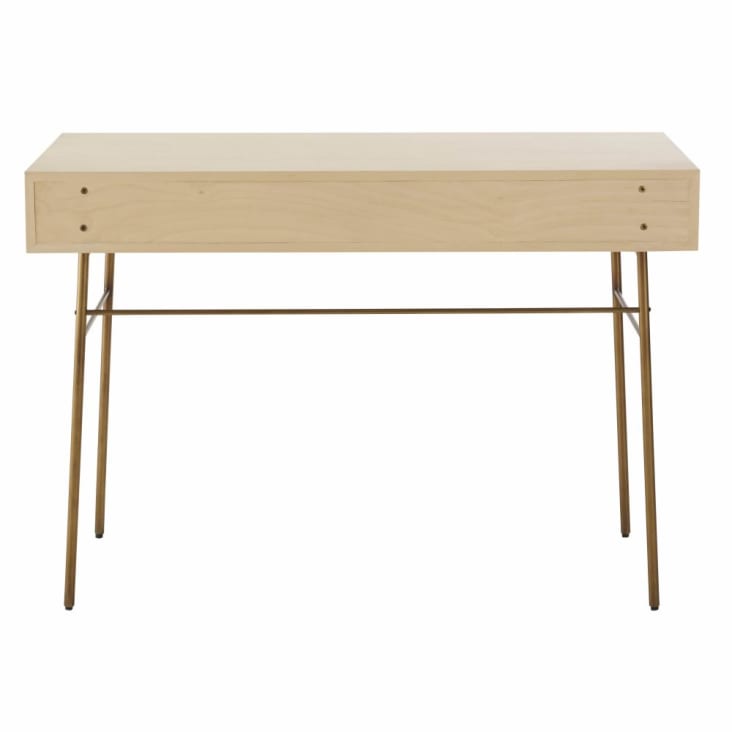 Maisons du Monde Solstice - Escritorio con 2 cajones de enrejado de mimbre Precio de fábrica