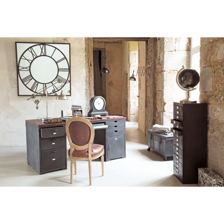 Maisons du Monde Industry - Escritorio de madera de mango y metal An. 165 cm Solo queda un día