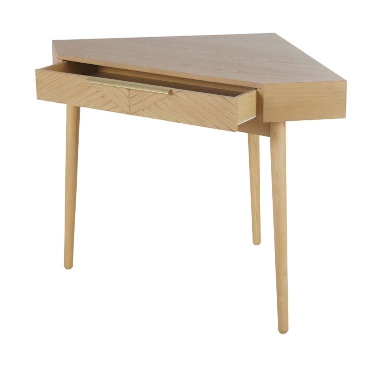 Maisons du Monde Axelle - Escritorio esquinero con un cajón Ahorra y exporta