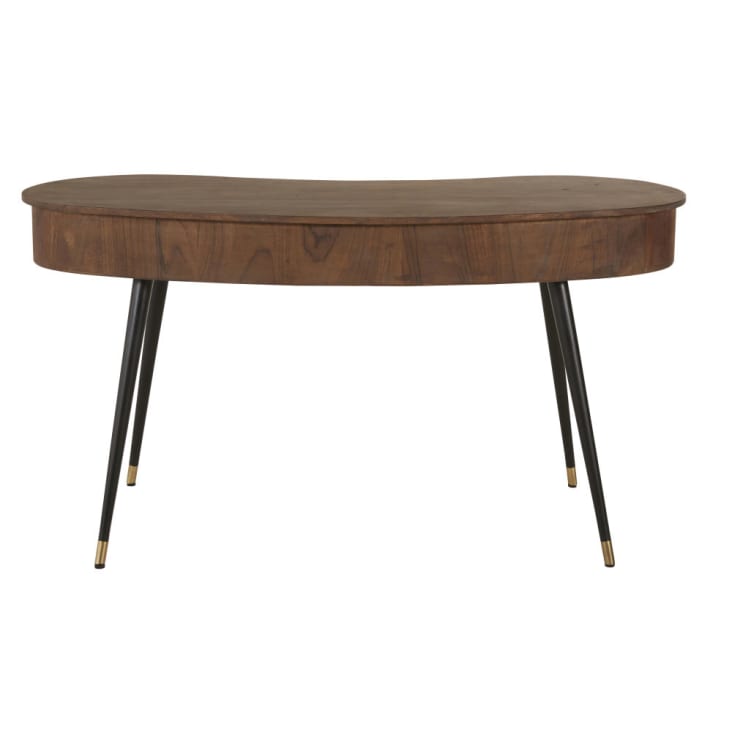 Maisons du Monde Sterling - Escritorio vintage con 2 cajones negro Precios de Black Friday
