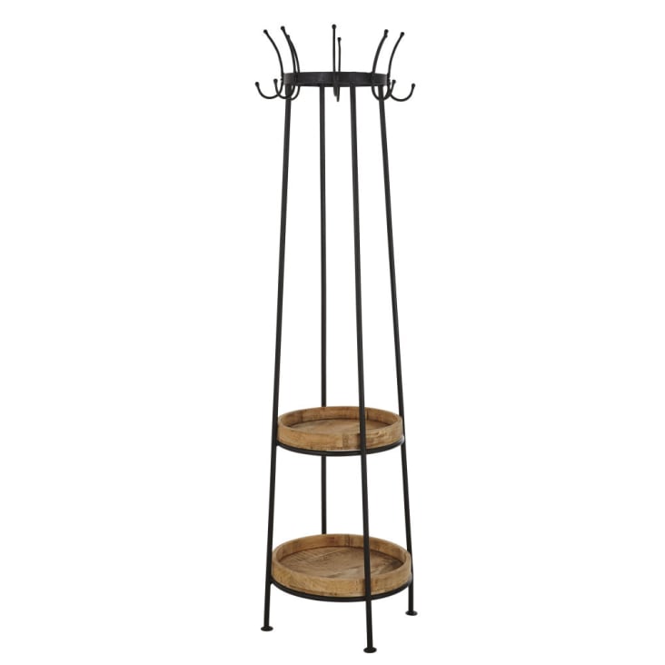 Maisons du Monde ADANN - Perchero de metal negro y mango Mejor oferta