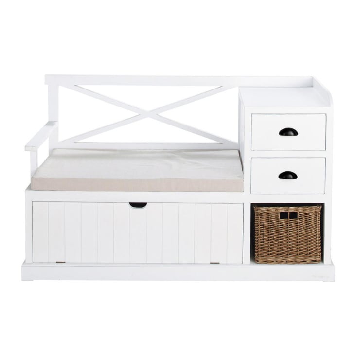 Maisons du Monde Freeport - Mueble de entrada blanco ÚLTIMAS EDICIONES