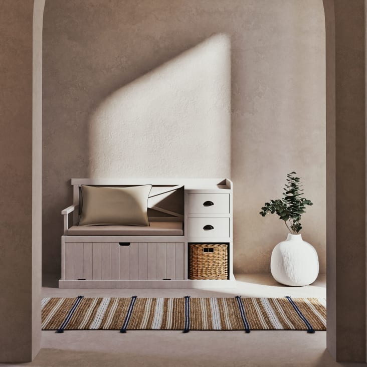 Maisons du Monde Freeport - Mueble de entrada blanco ÚLTIMAS EDICIONES