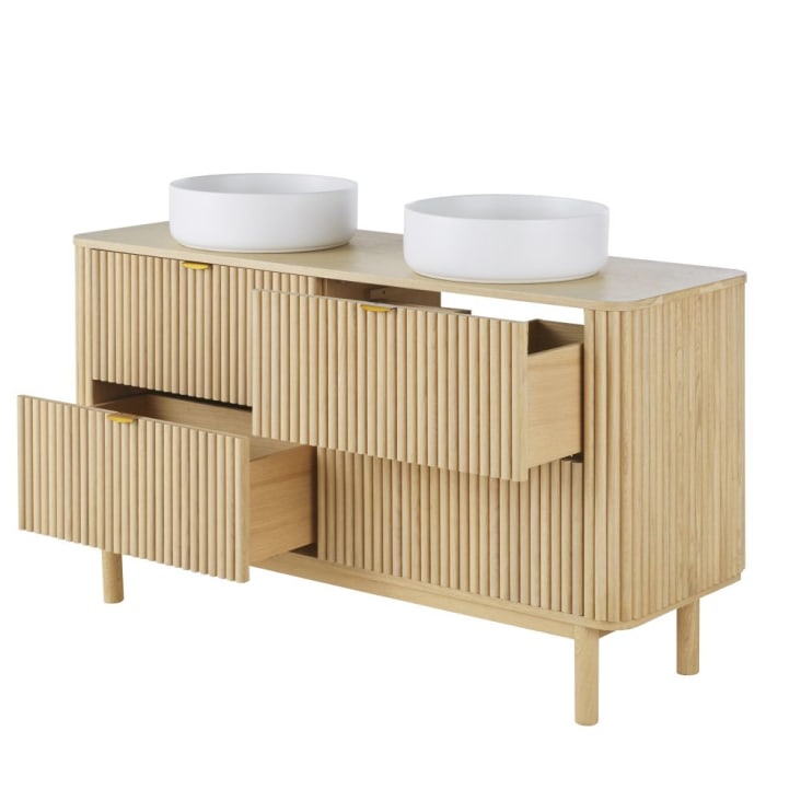 Maisons du Monde Caldera - Mueble de baño doble con 4 cajones Superdescuento