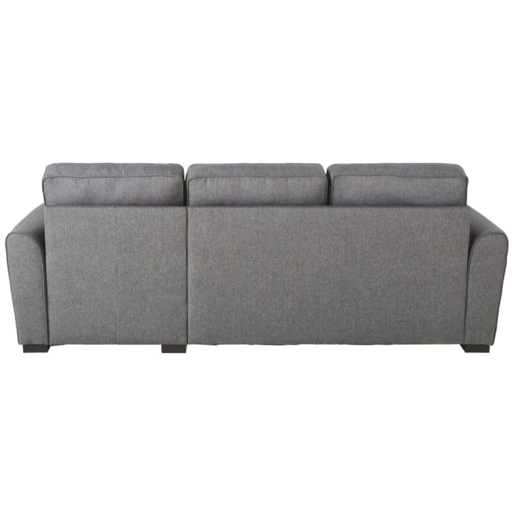 Maisons du Monde Montréal - Sofá rinconera de 3/4 plazas de tela gris Última moda