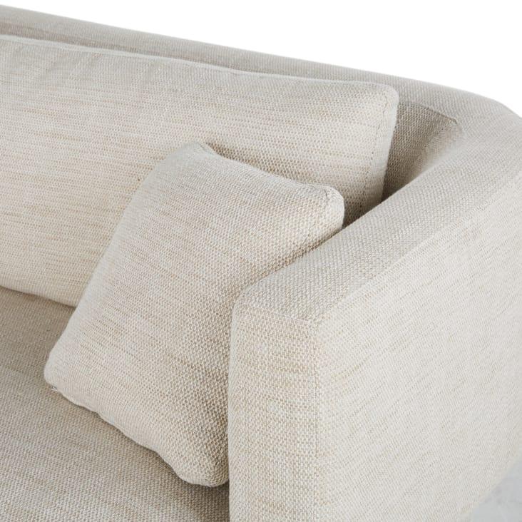 Maisons du Monde Modjo - Sofá esquinero izquierdo de 3/4 plazas beige Rebajas de fin de temporada
