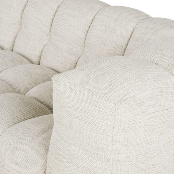 Maisons du Monde Lilo - Sofá esquinero izquierdo de 4/5 plazas color arena Precio ultrabajo