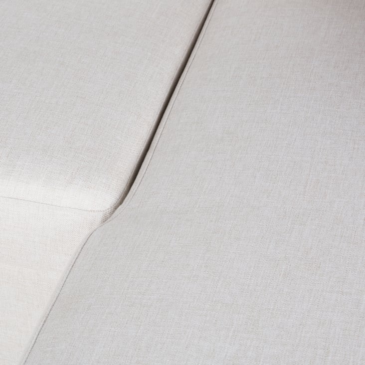 Maisons du Monde Times square - Sofá rinconera de tela beige Devoluciones gratuitas