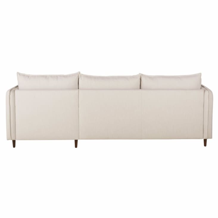 Maisons du Monde Divine - Sofá rinconera de 4/5 plazas beige Outlet online