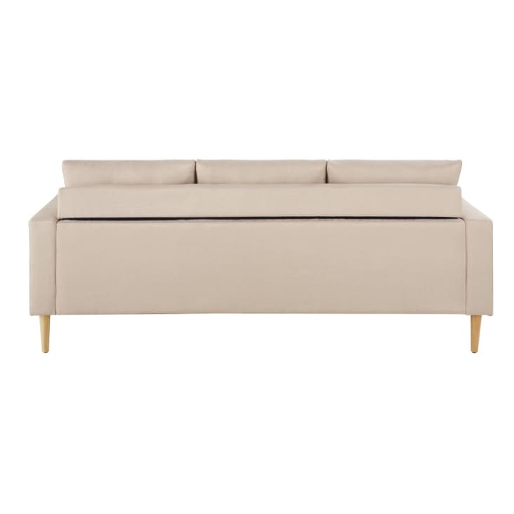 Maisons du Monde Joey - Sofá esquinero de 3/4 plazas beige Liquidación