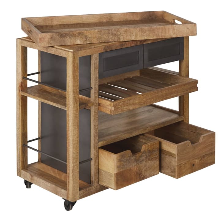 Maisons du Monde Melchior - Mesa de cocina auxiliar de madera Rebajas online