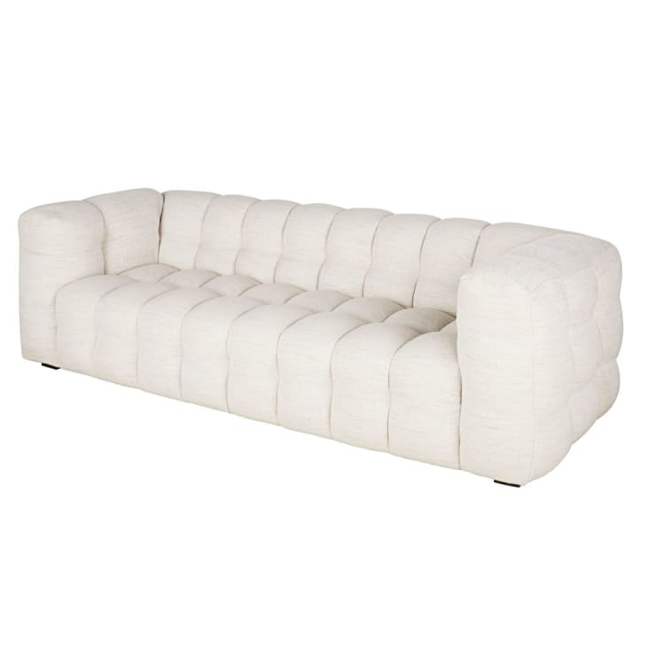 Maisons du Monde Lilo - Sofá de 3/4 plazas beige arena Promoción por tiempo limitado
