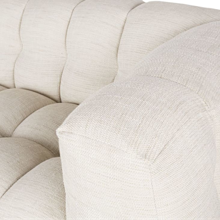 Maisons du Monde Lilo - Sofá de 3/4 plazas beige arena Promoción por tiempo limitado
