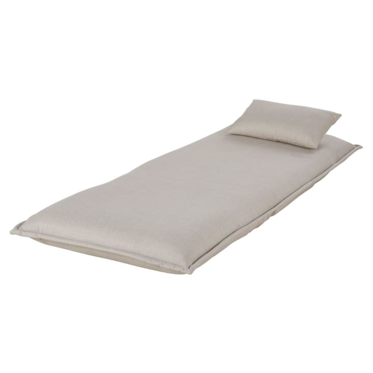 Maisons du Monde Hallen - Sofá clic-clac de 1 plaza beige Liquidación