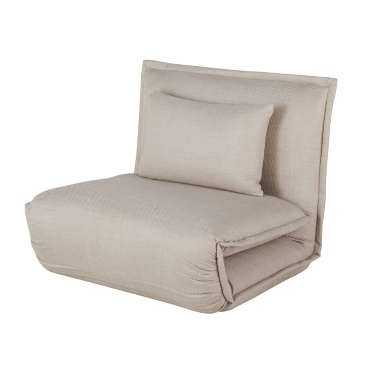 Maisons du Monde Hallen - Sofá clic-clac de 1 plaza beige Liquidación