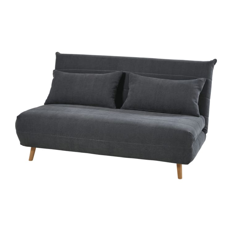 Maisons du Monde Nio - Sofá cama de 2 plazas gris antracita Tienda de fábrica