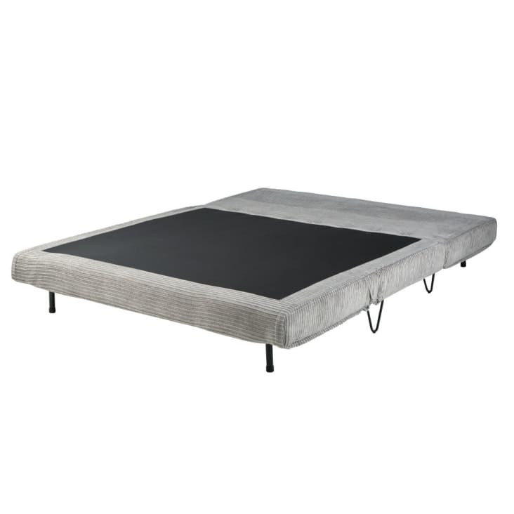 Maisons du Monde Nio - Sofá cama de 2 plazas de terciopelo gris claro Ahorra y exporta