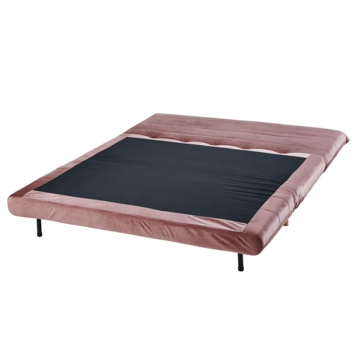 Maisons du Monde Nio - Sofá cama de 2 plazas de terciopelo rosa viejo Última moda