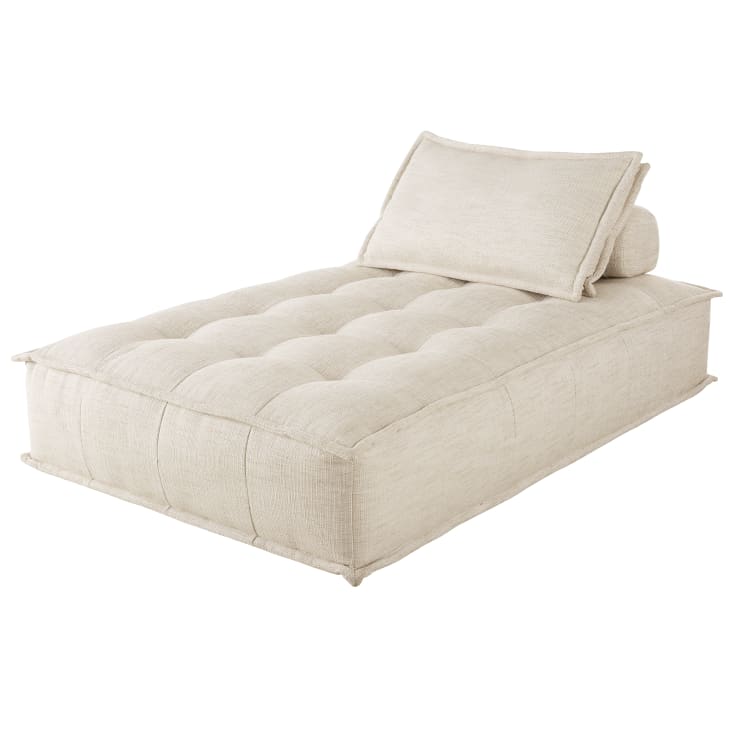 Maisons du Monde Neo Elementary - Sofá modular beige arena Ofertas especiales