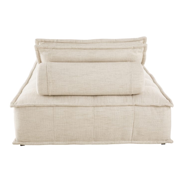 Maisons du Monde Neo Elementary - Sofá modular beige arena Ofertas especiales