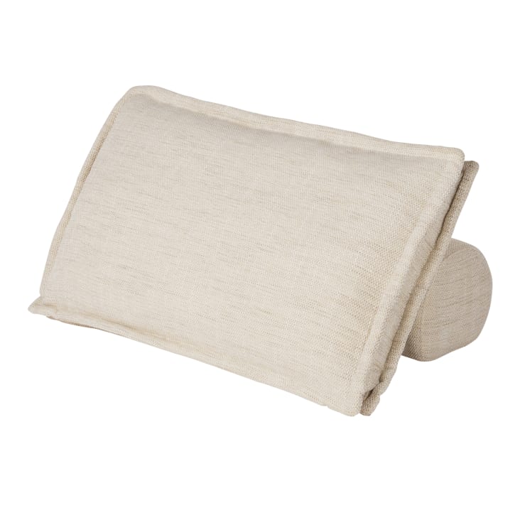 Maisons du Monde Elementary - Funda para respaldo de sofá beige arena Devoluciones gratuitas