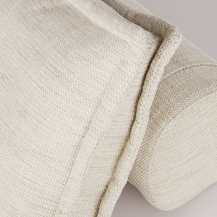 Maisons du Monde Elementary - Funda para respaldo de sofá beige arena Devoluciones gratuitas