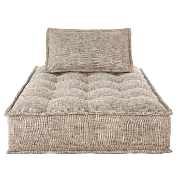 Maisons du Monde Neo Elementary - Sofá modular gris topo