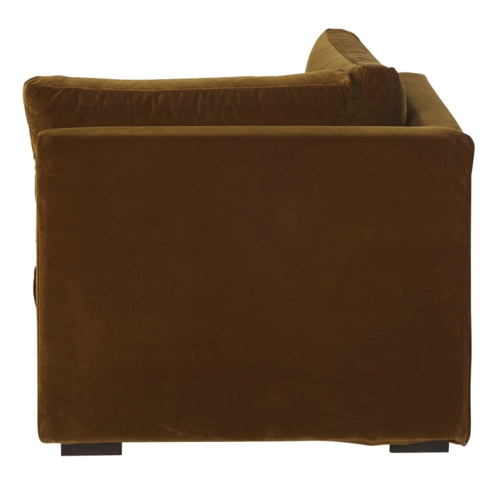 Maisons du Monde Jekill - Esquina para sofá modulable de terciopelo bronce Venta caliente