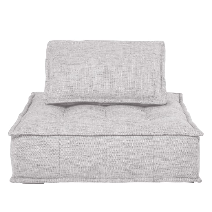 Maisons du Monde Neo Elementary - Módulo para sofá gris claro moteado Los más vendidos