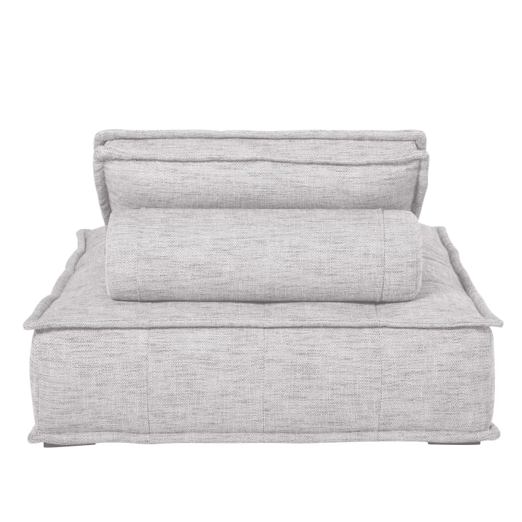 Maisons du Monde Neo Elementary - Módulo para sofá gris claro moteado Los más vendidos