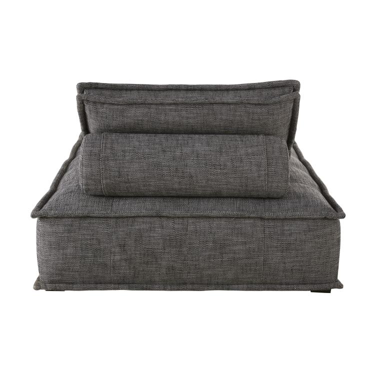 Maisons du Monde Neo Elementary - Sofá modular gris carbón Ventas relámpago