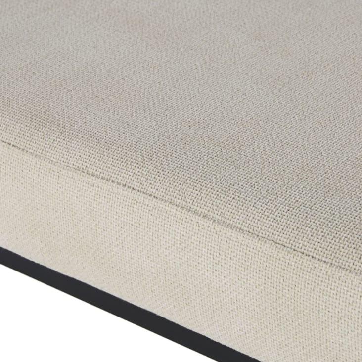 Maisons du Monde MONICA - Banco color crudo y negro Envío gratis